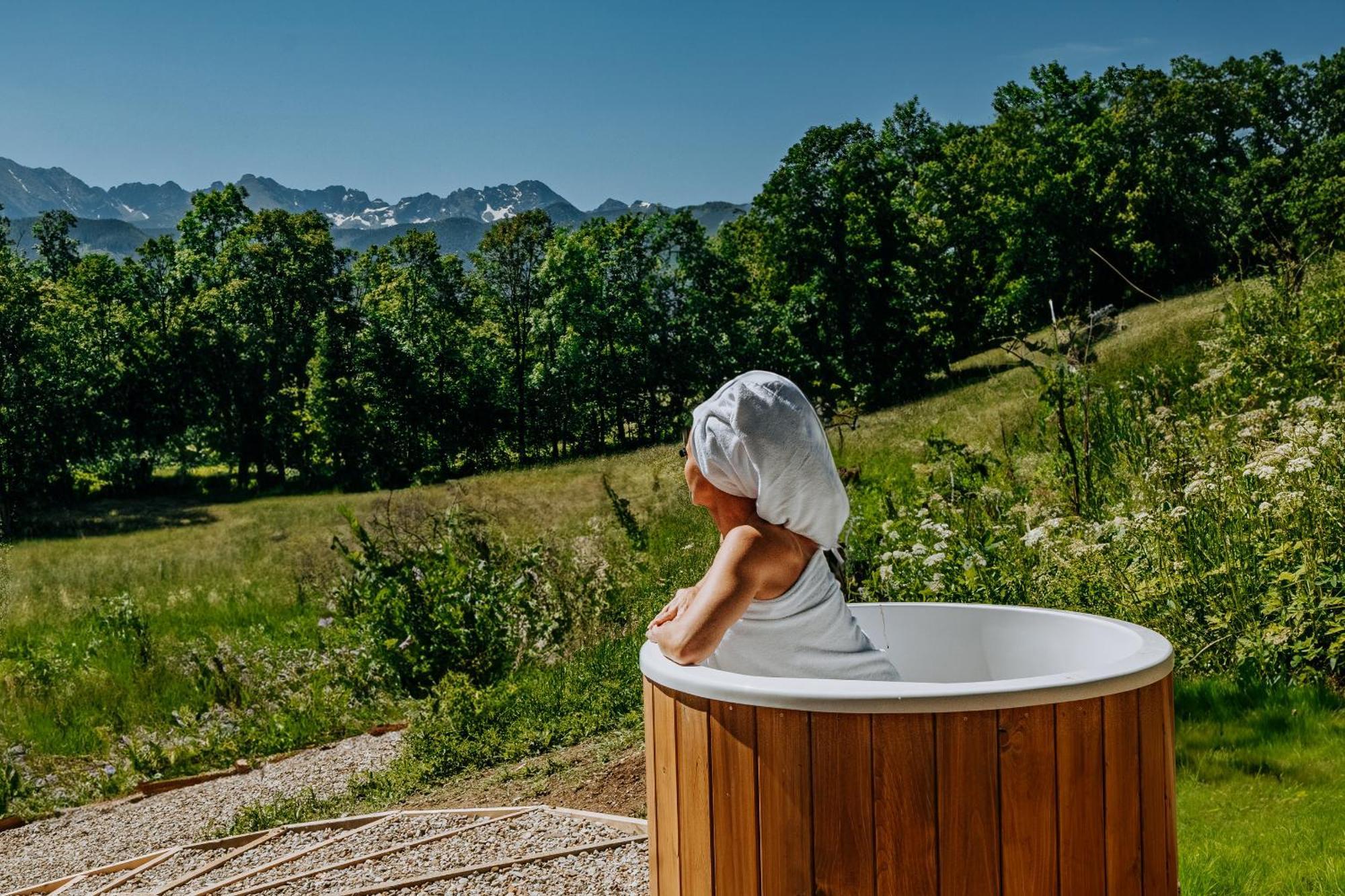 Jurta Na Wypasie - Luksusowy Namiot Z Widokiem Na Gory - Jacuzzi, Sauna, Split Ac, Private, Star View 자코파네 외부 사진